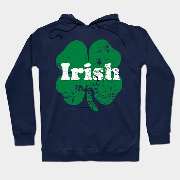 Vintage Irish Shamrock Hoodie by Eric03091978